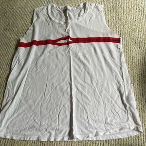 Lauren moshi lip zip muscle tee